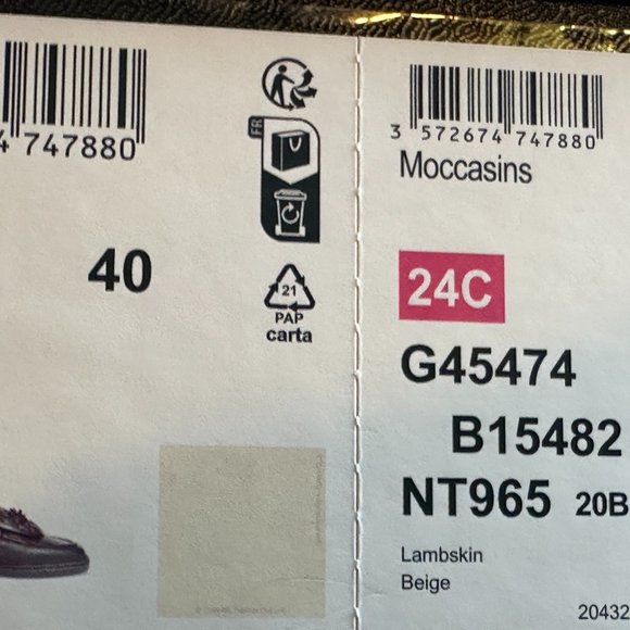 CHANEL 24C Leather Quilted Tab Turn Lock Turnlock CC Loafer Moccasin Flat Shoes - Picture 12 of 12